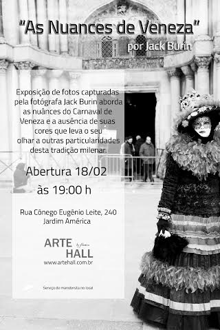 convite Exposição Jack Burin na Arte Hall